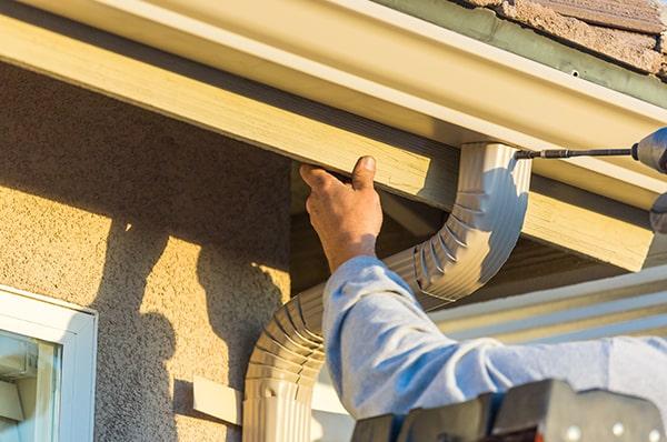 the average time for gutter installation is usually one to two days, depending on the size of the project